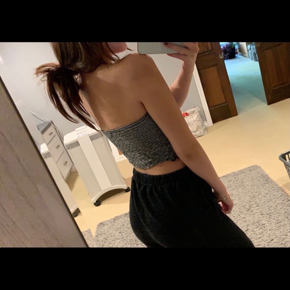 Checkered Garage Tube Top - Picture 3 of 3